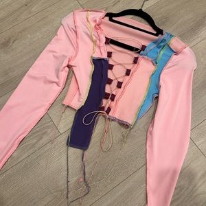 Tie up crop top